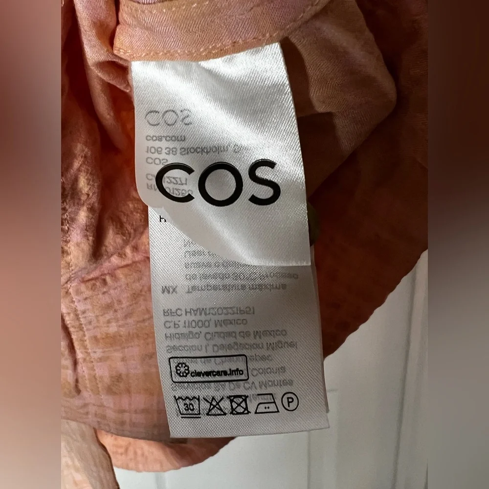 COS Oversized Casual Button Down Shirt Relaxed Fit Sz M - Picture 4 of 7